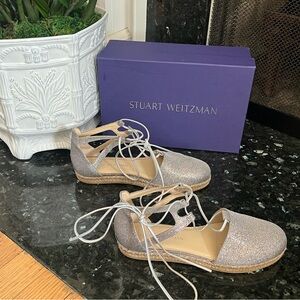 Stuart Weitzman WalkMyWay Espadrille Sandal - Size 8.5 Shoe